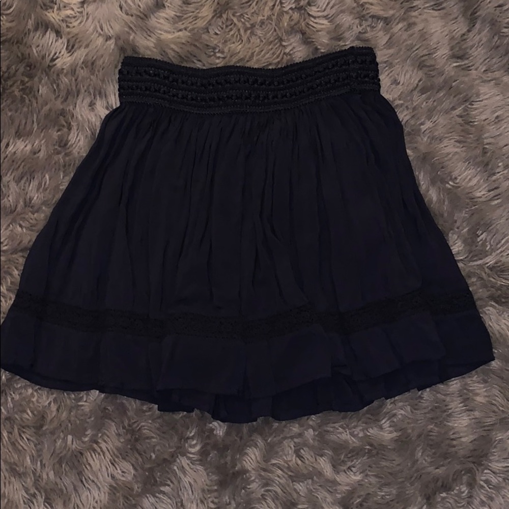 Navy blue skater skirt